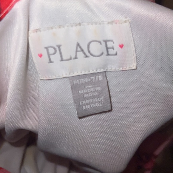 Childrens Place Pink Floral dress size 7/8 - Picture 4 of 5